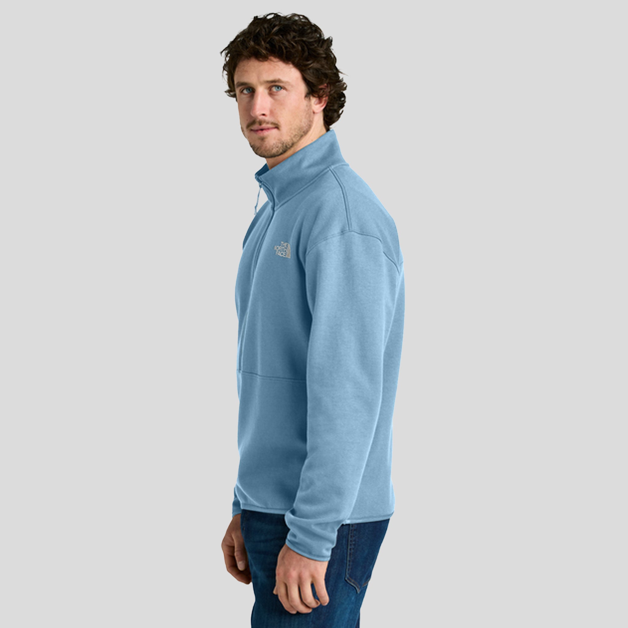 Double-Knit 1/2-Zip Fleece | Steel Blue