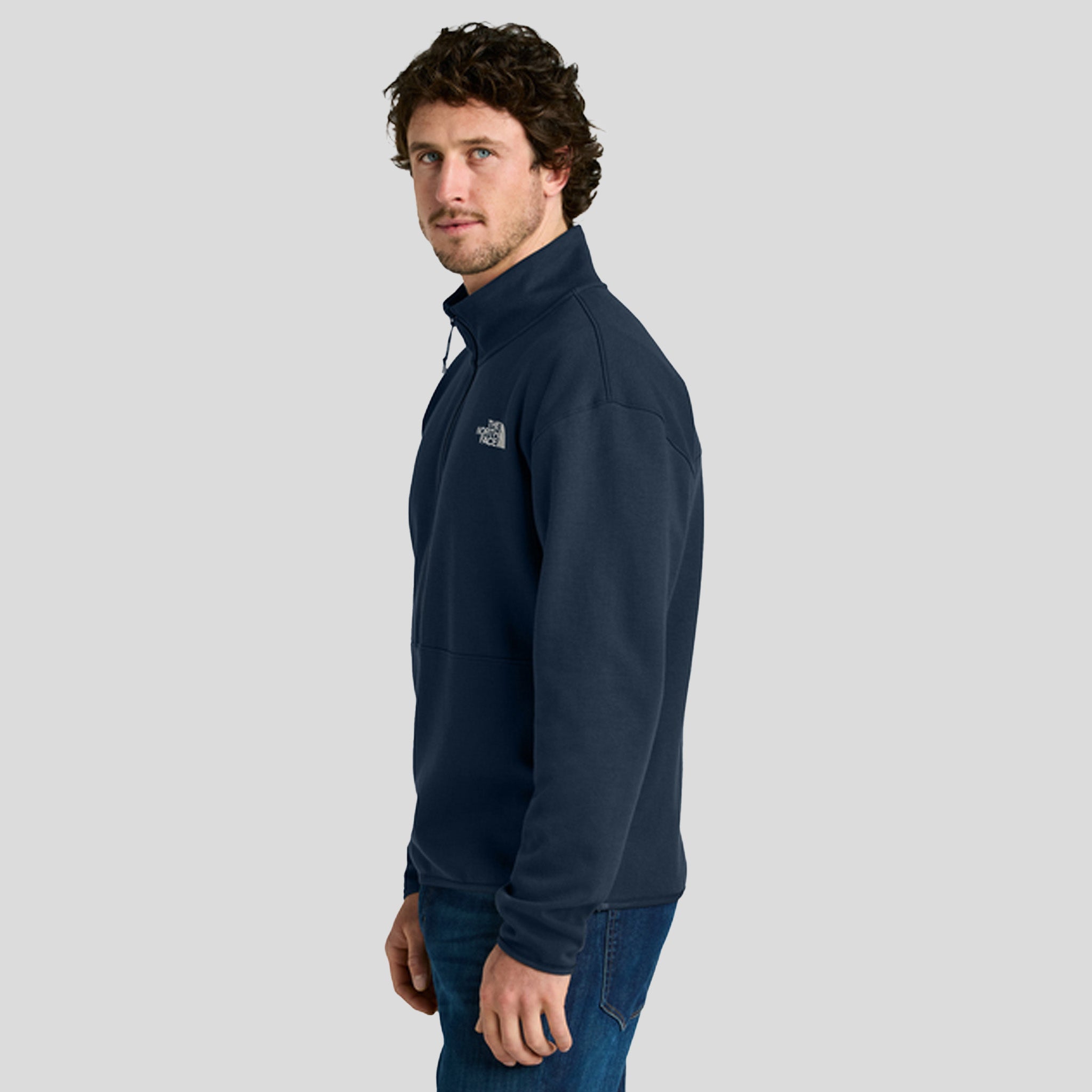 Double-Knit 1/2-Zip Fleece | Summit Navy