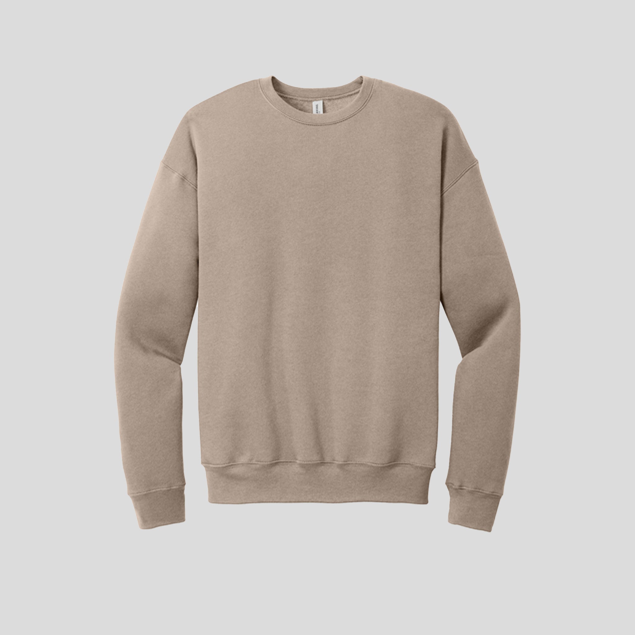 Unisex Sponge Fleece Drop Shoulder Sweatshirt | Tan