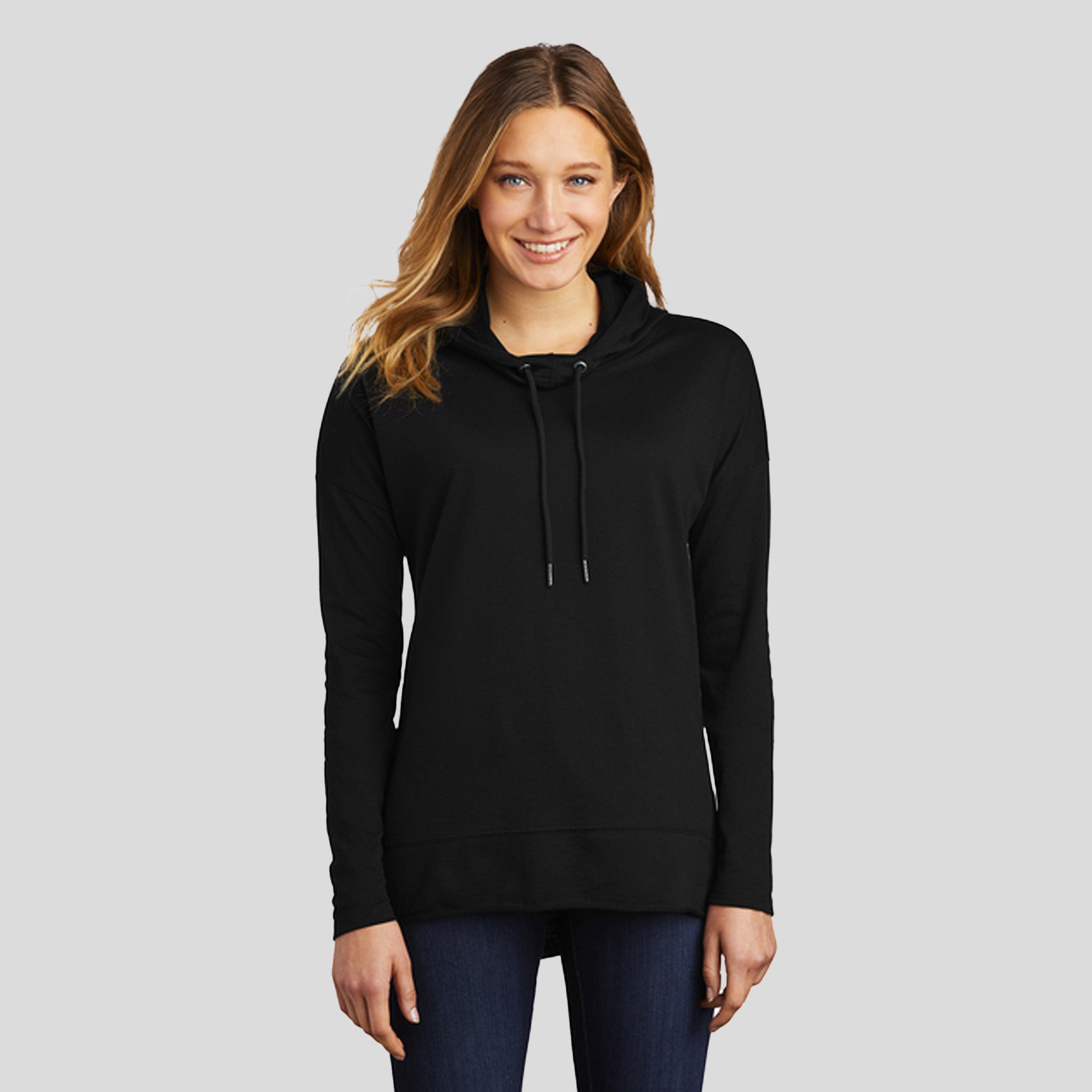 Womenโs Featherweight French Terry โข Hoodie | Black