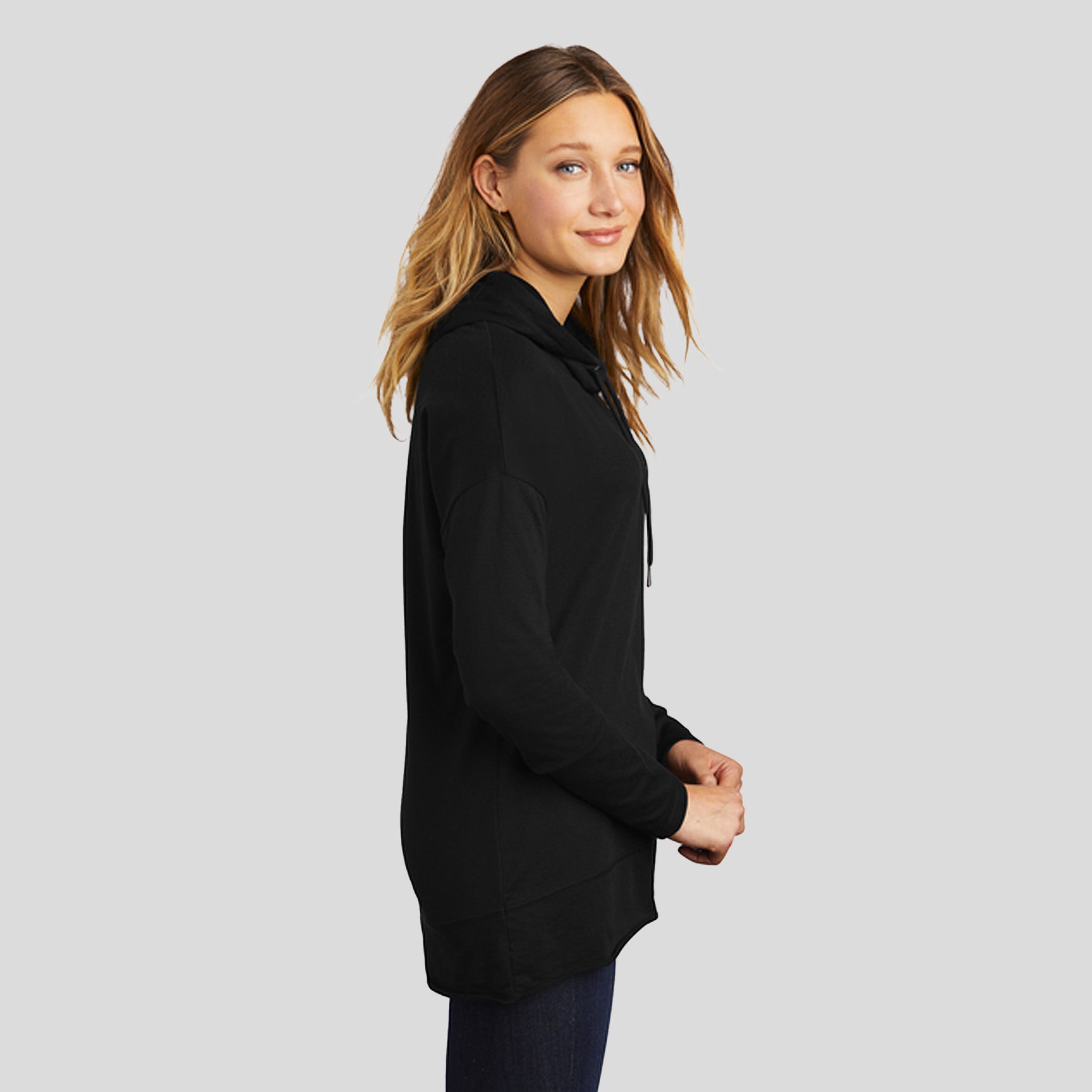Womenโs Featherweight French Terry โข Hoodie | Black