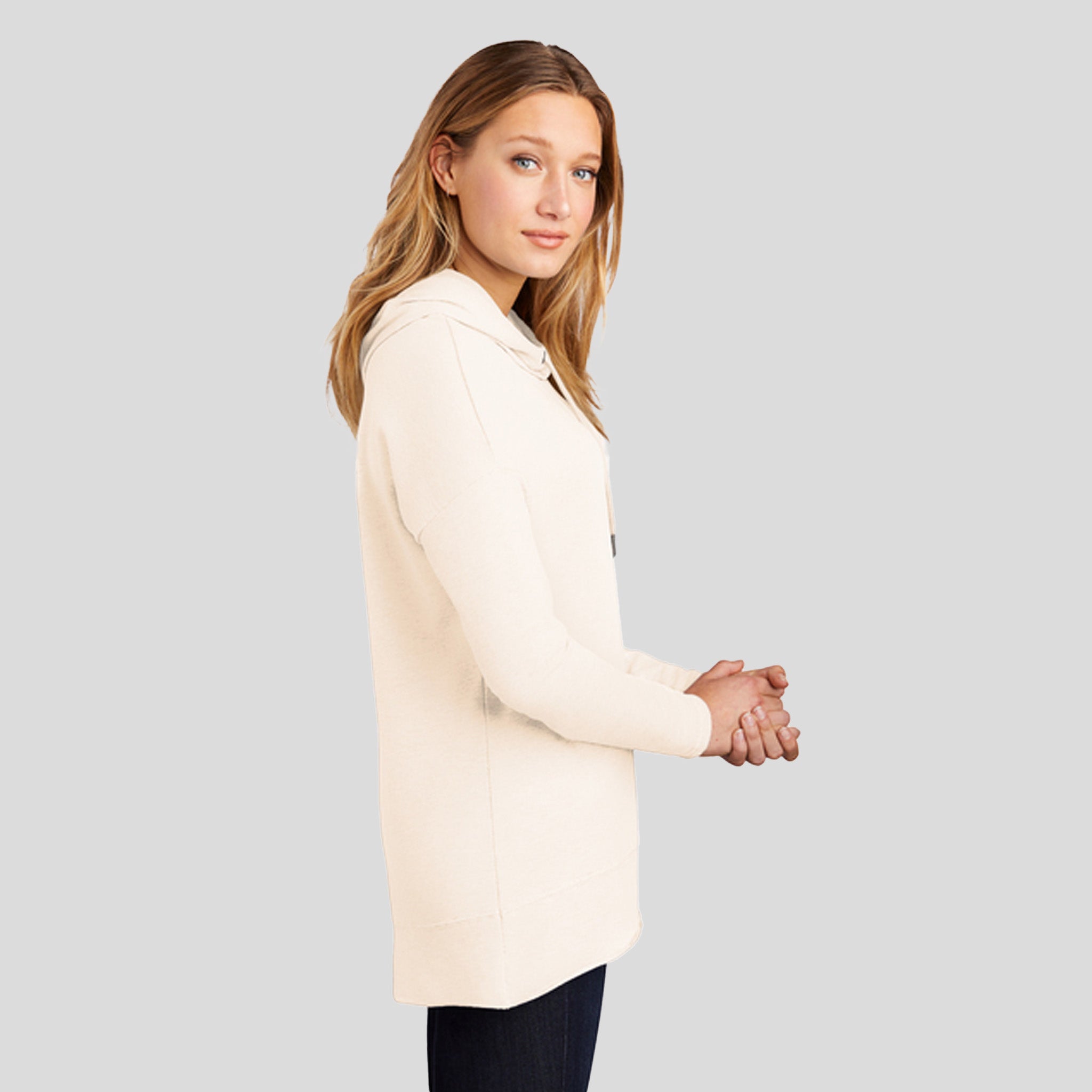 Womenโs Featherweight French Terry โข Hoodie | Gardenia