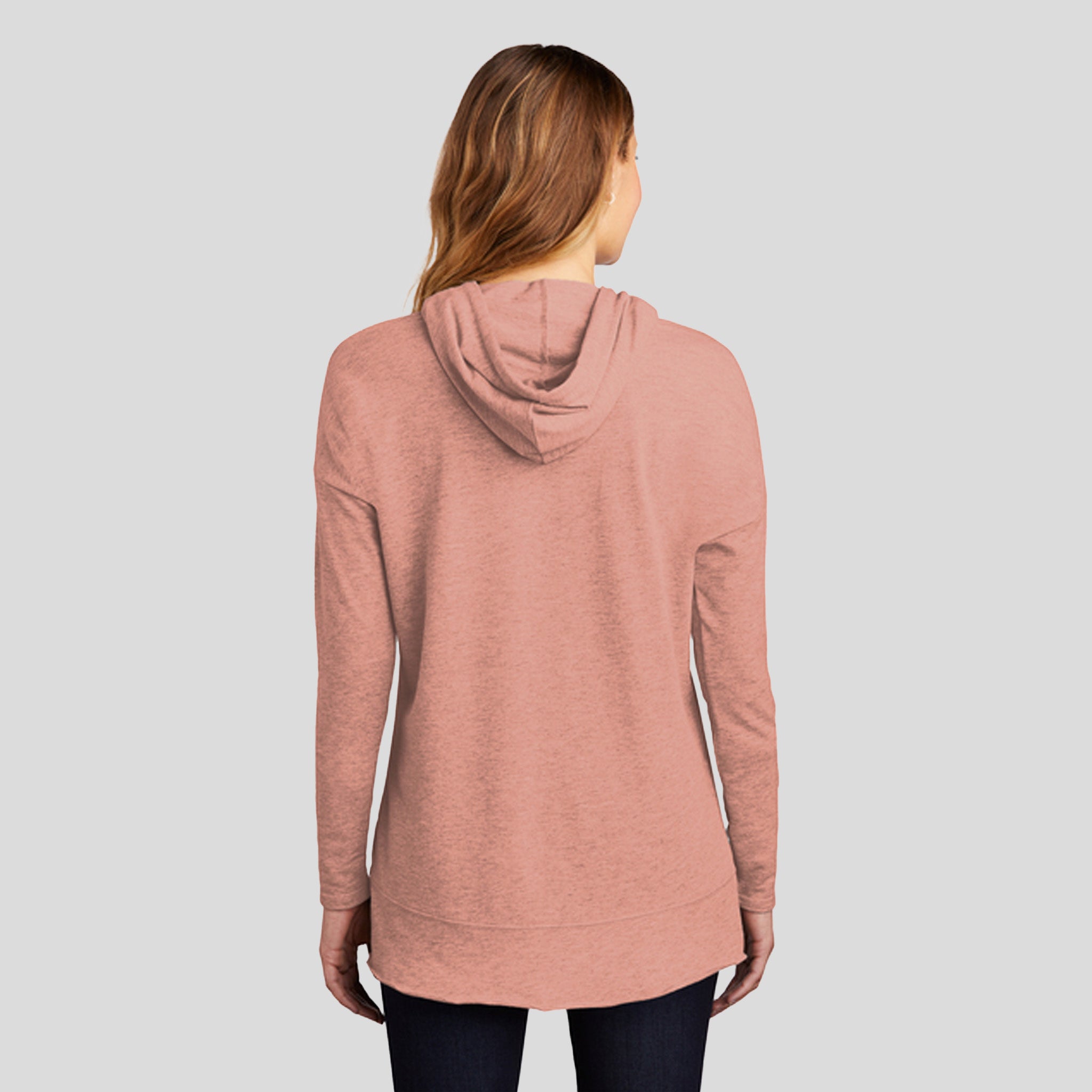 Womenโs Featherweight French Terry โข Hoodie | Nostalgia Rose Heather