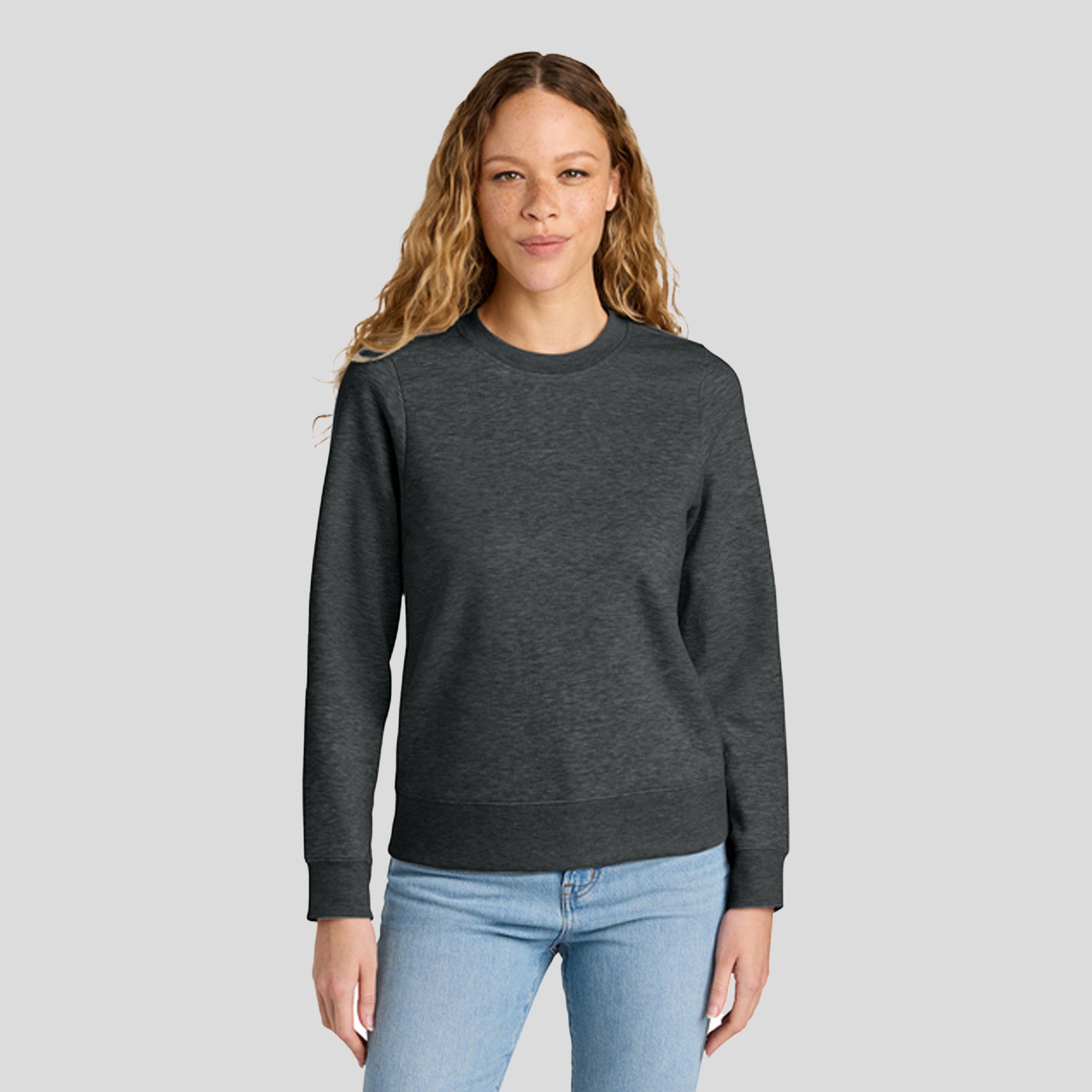 Women’s V.I.T.™ Fleece Crew | Heathered Charcoal