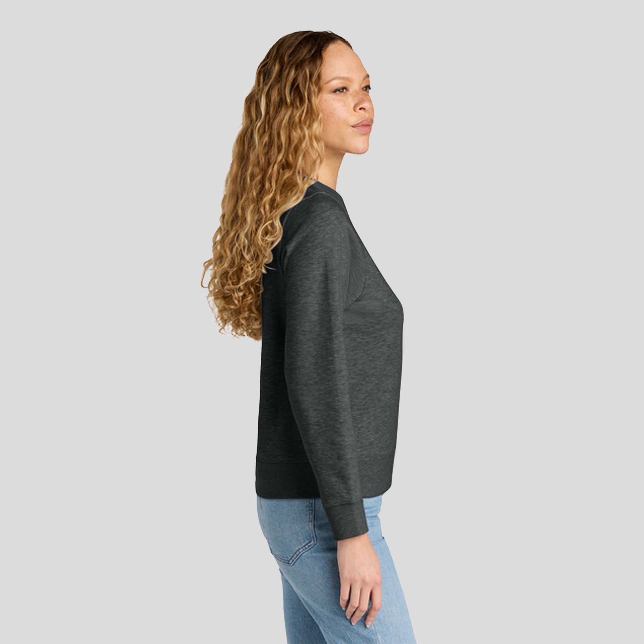 Women’s V.I.T.™ Fleece Crew | Heathered Charcoal