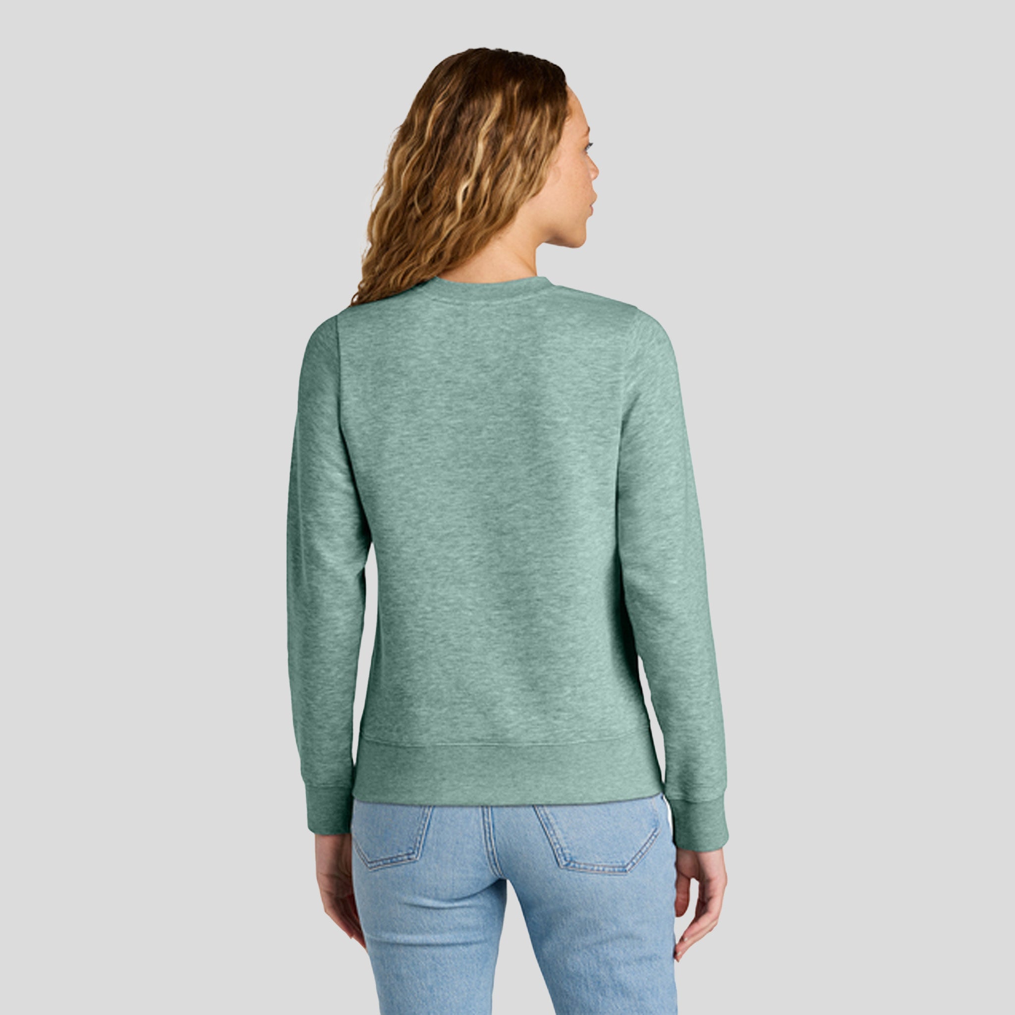 Women’s V.I.T.™ Fleece Crew | Heathered Dusty Sage