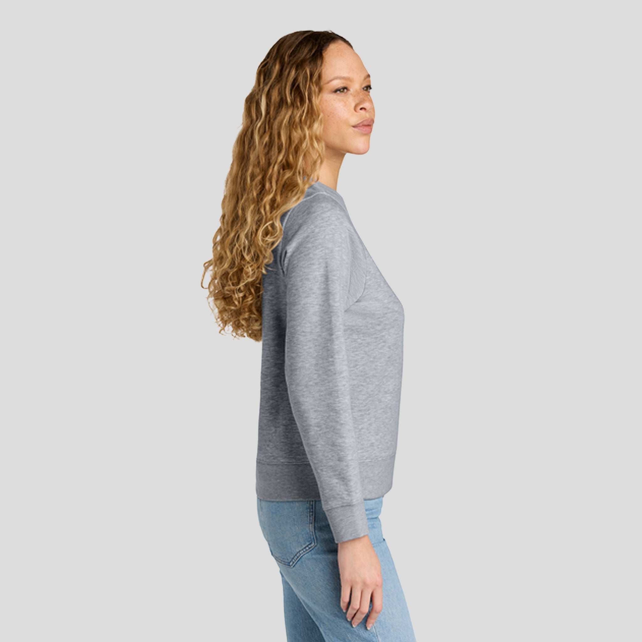 Women’s V.I.T.™ Fleece Crew | Light Heather Grey