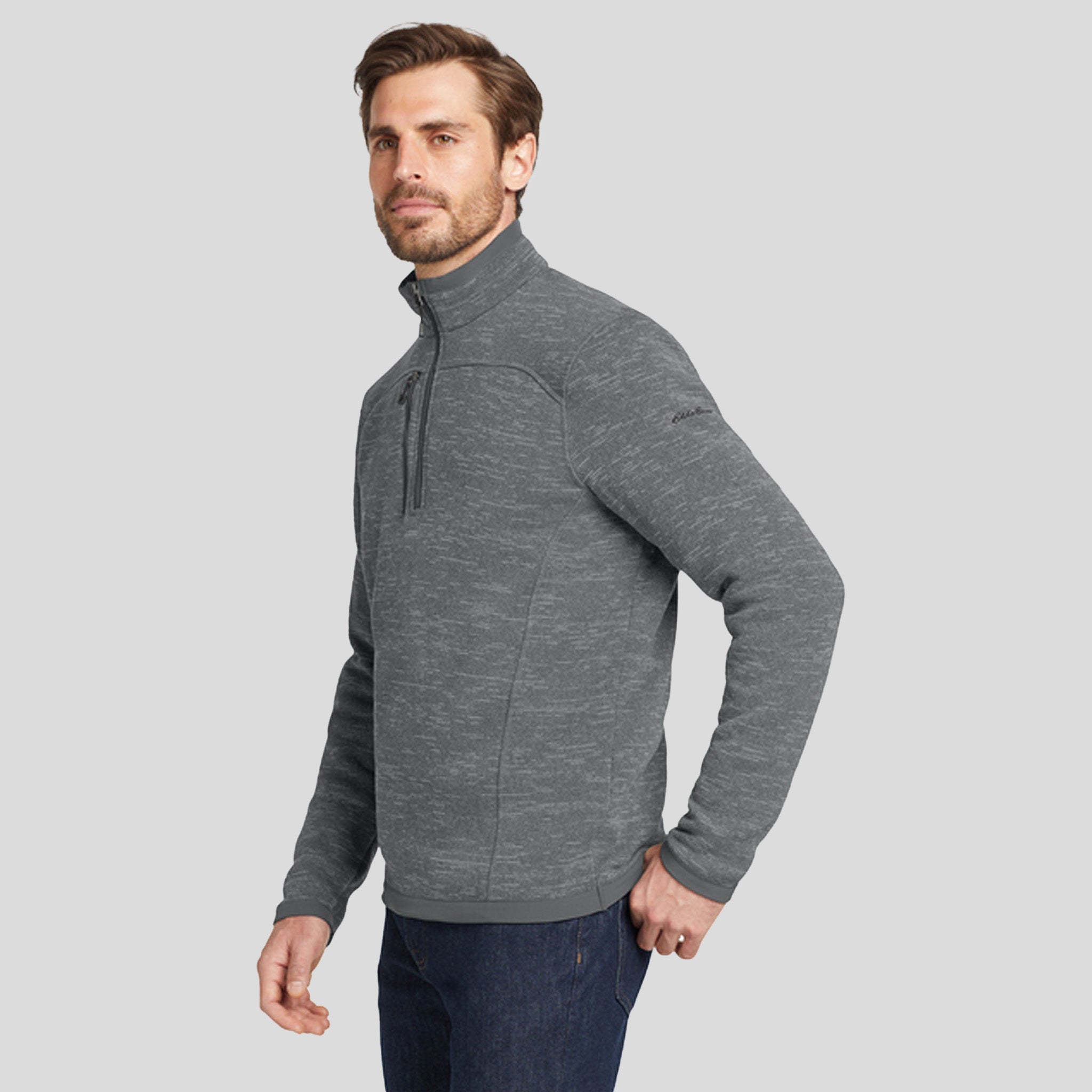 Sweater Fleece 1/4-Zip | Dark Grey Heather